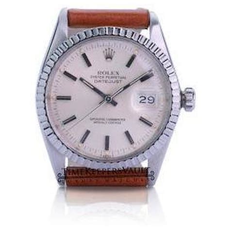 rolex datejust cinturino pelle